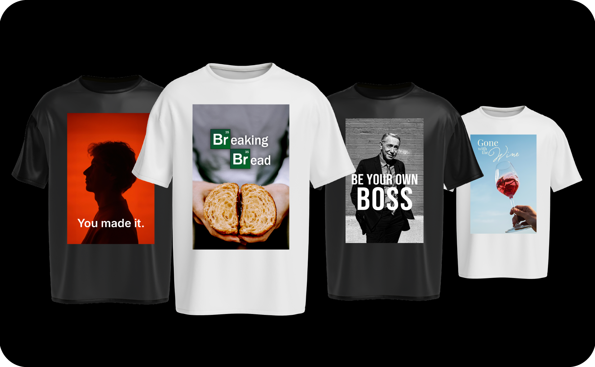 Backscreen swag shirts