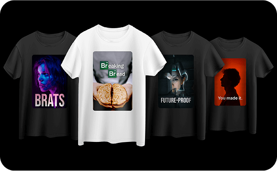 Backscreen swag shirts